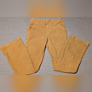 AE American Eagle Women's Khaki Corduroy High Rise Kick Bootcut Pants 10 Regular